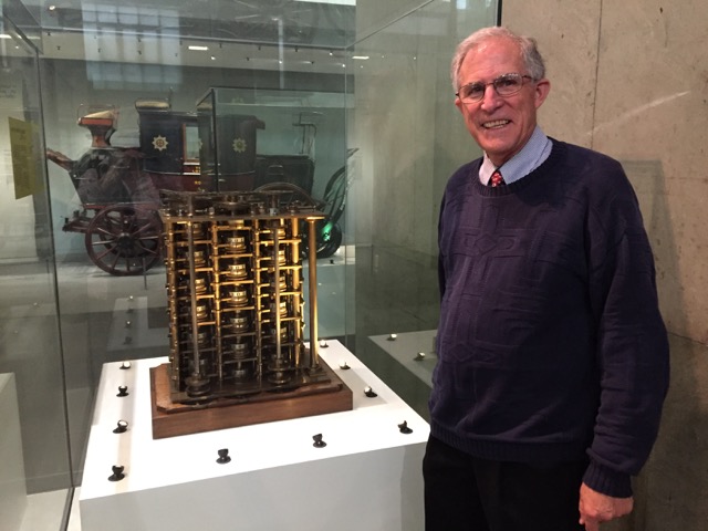 Babbage's original "Difference Engine", the precursor to all modern computers (at the Science Library).
