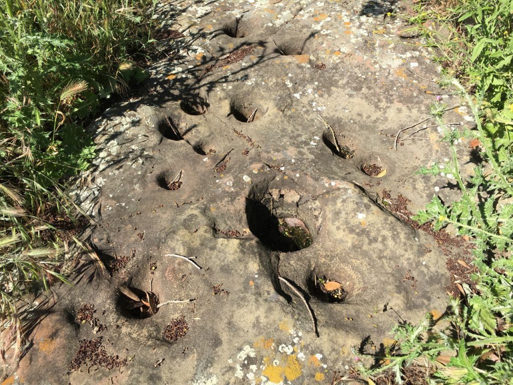 More mortar holes.
