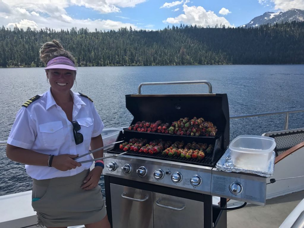 Barbecue on the boat!
