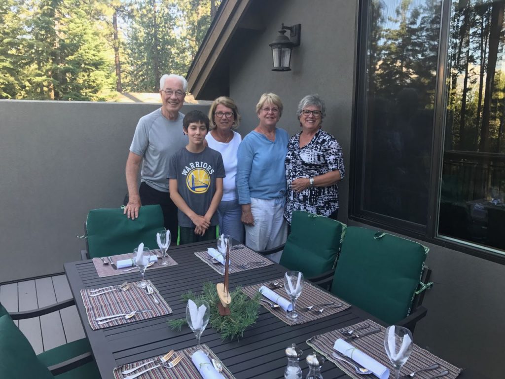 The table is set for Chef Cynthia's creation.