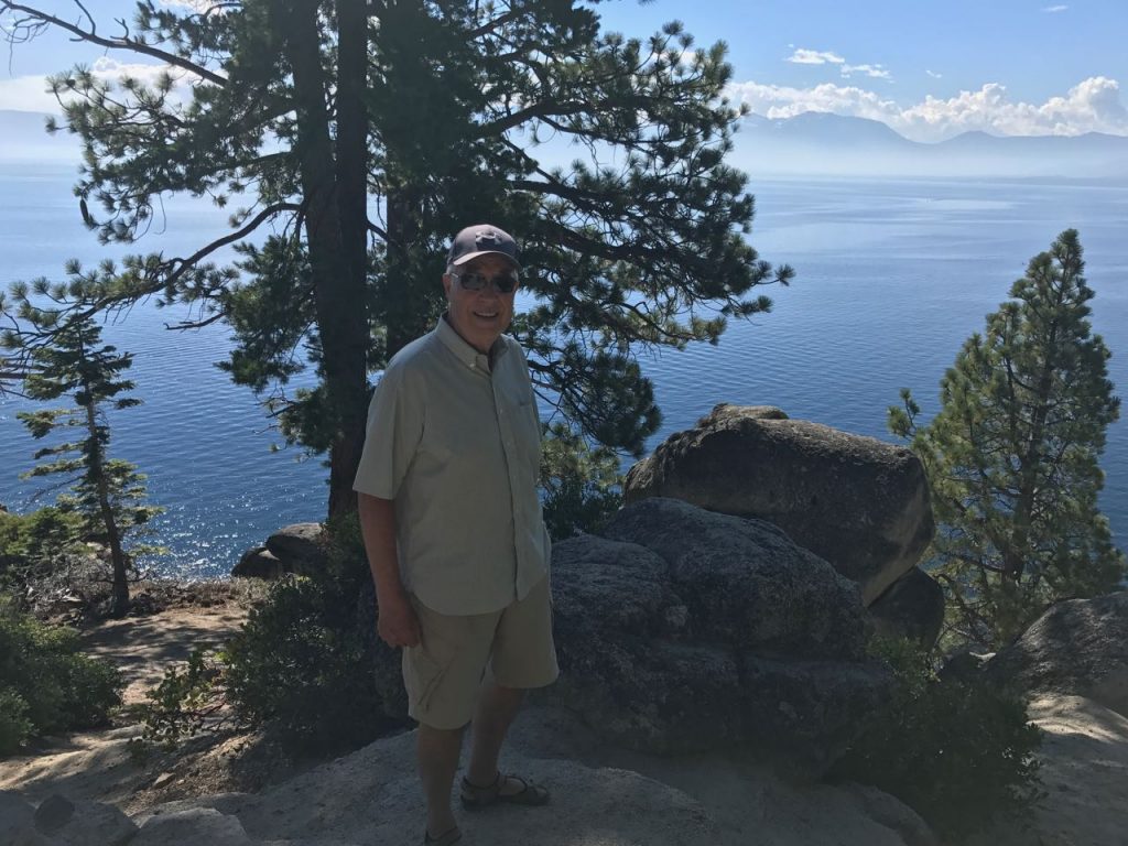 Russell on the Rubicon trail.
