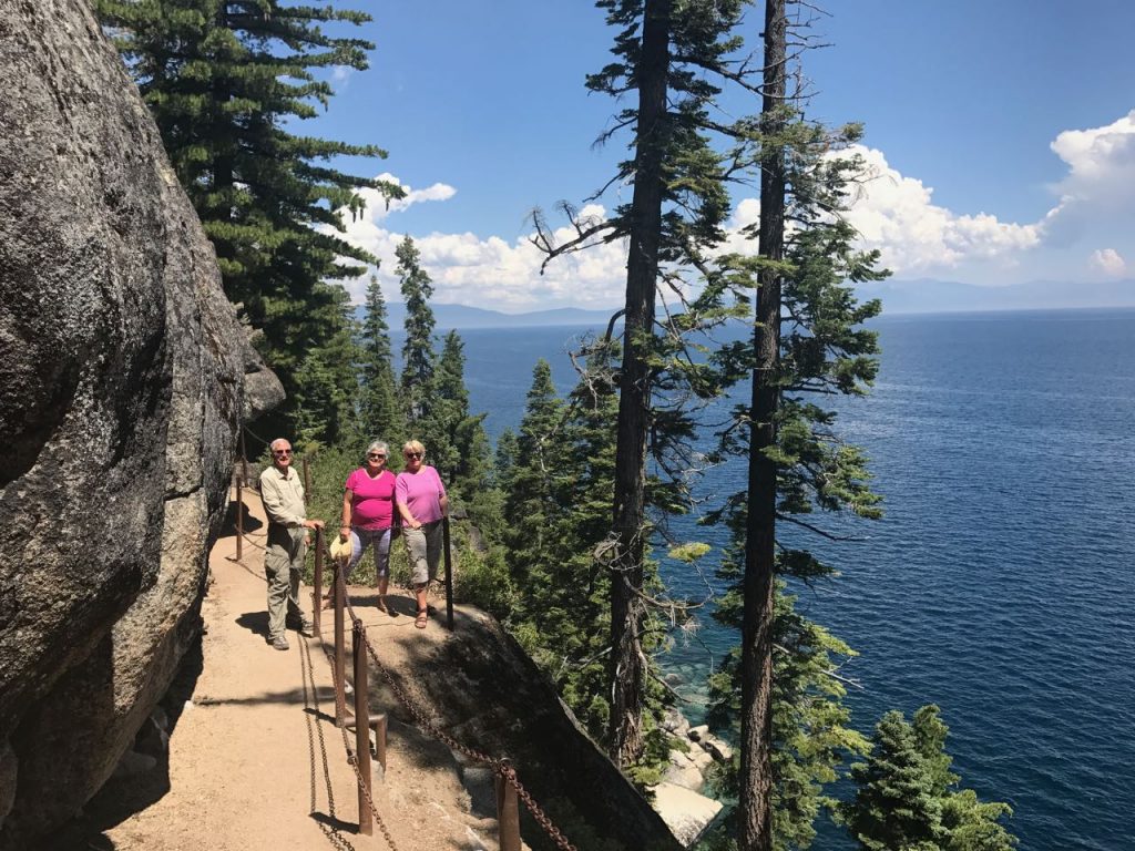 David, Cheryl and Linda along the Rubicon trail.